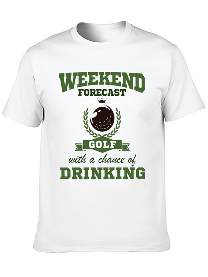 Golf Weekend Forecast Drinking Tee