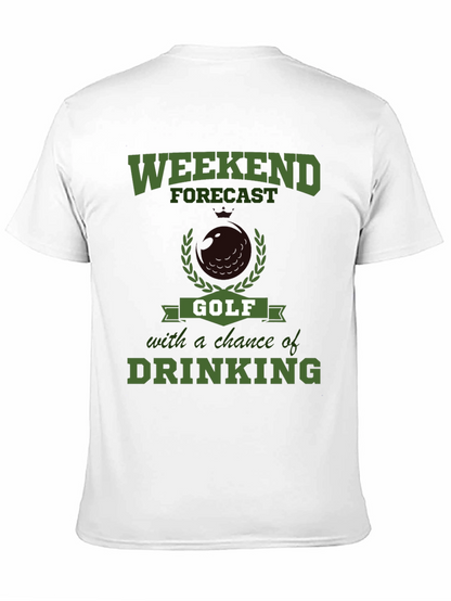 Golf Weekend Forecast Drinking Tee