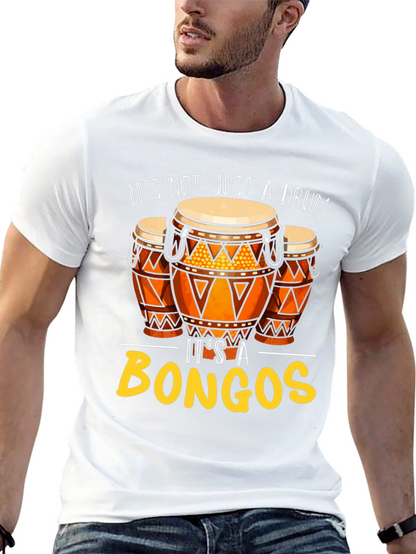 Bongos Graphic Tee: Music Lover T-Shirt