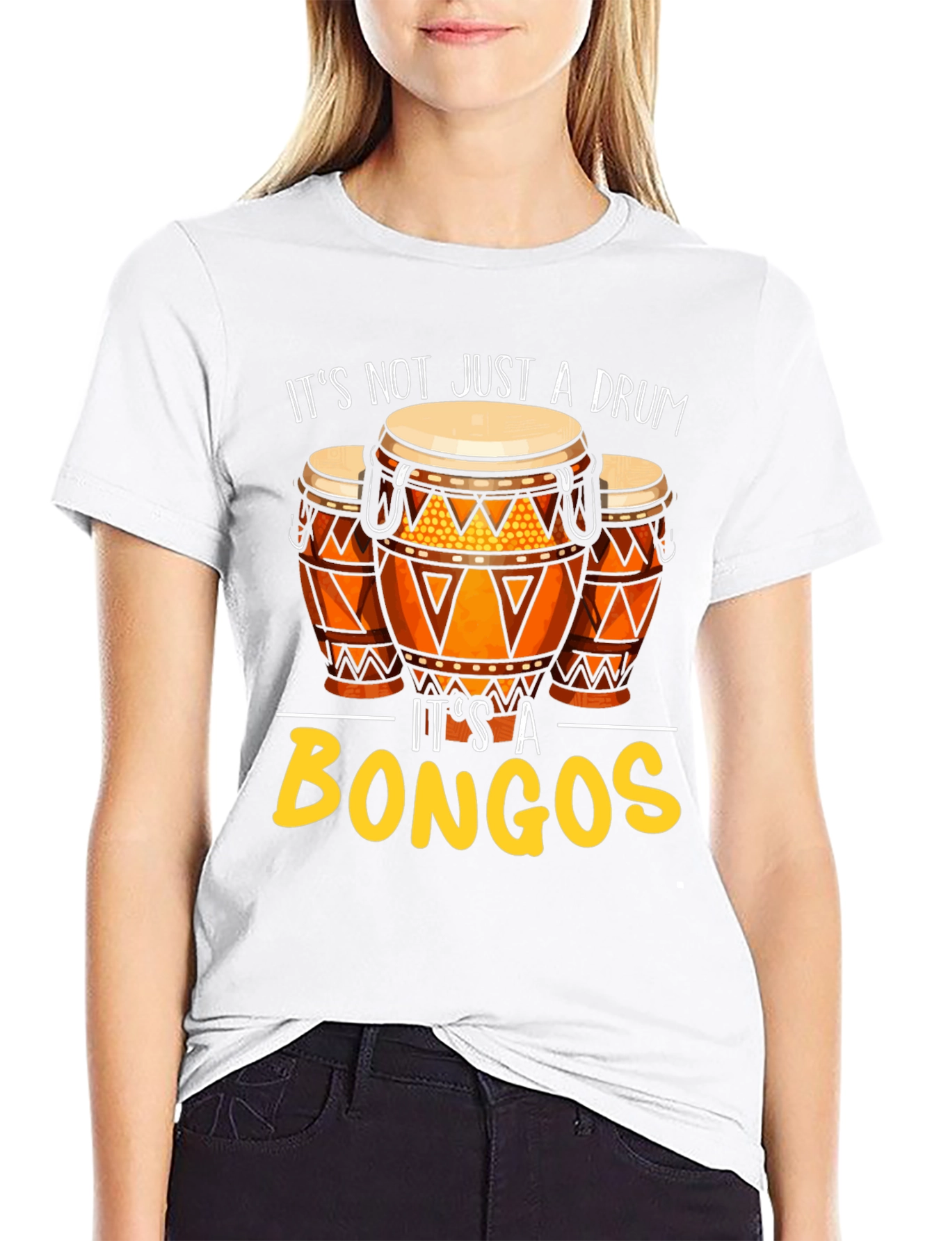 Bongos Graphic Tee: Music Lover T-Shirt
