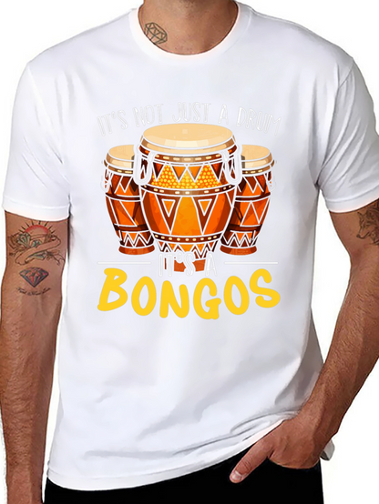 Bongos Graphic Tee: Music Lover T-Shirt