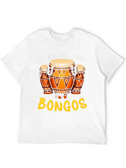 Bongos Graphic Tee: Music Lover T-Shirt
