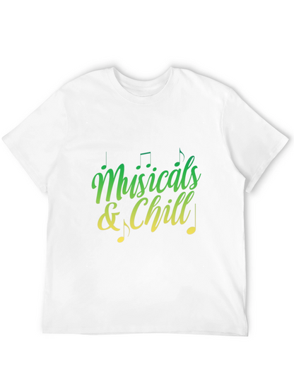 Musicals and Chill Graphic Tee - Black