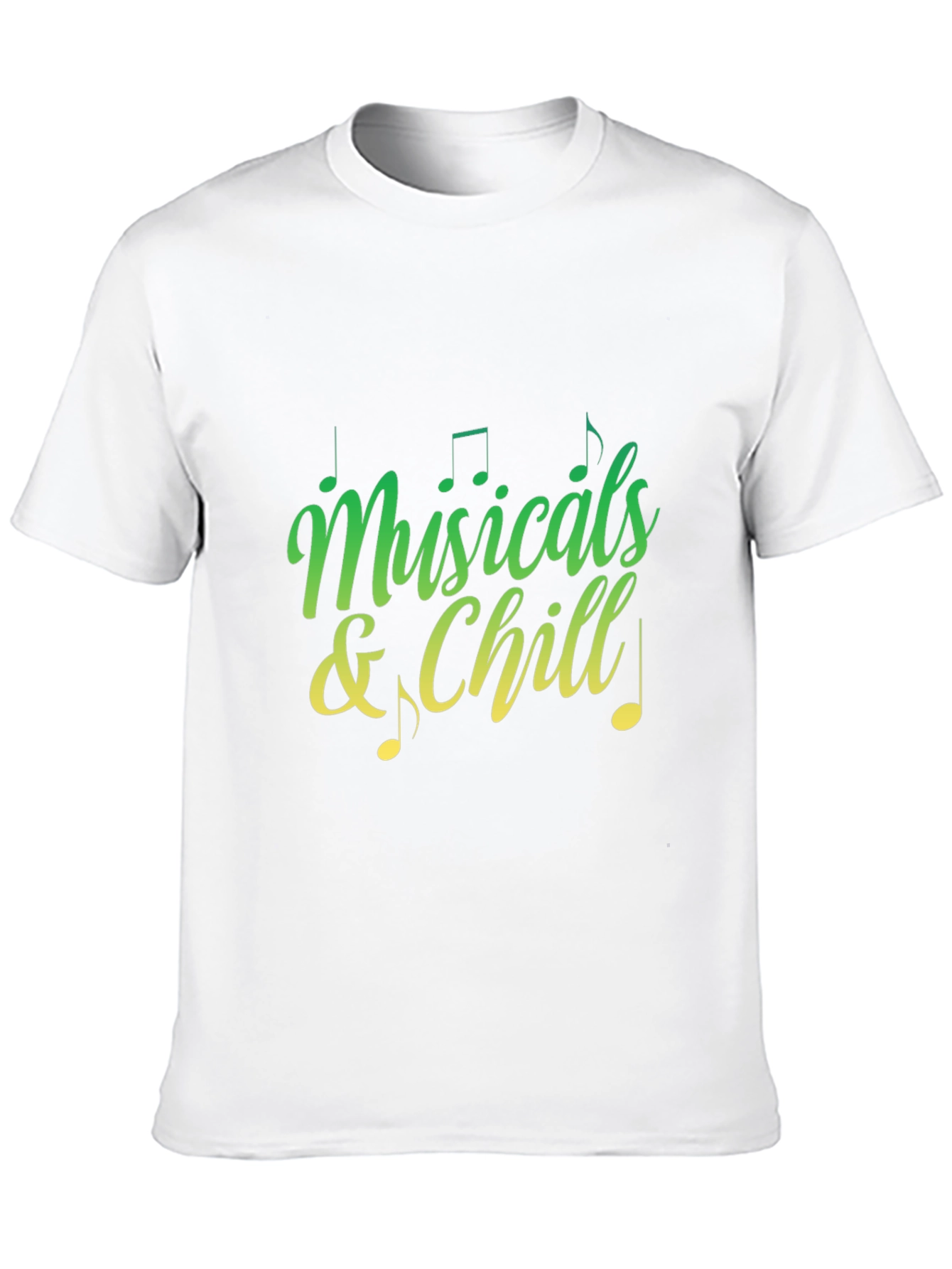 Musicals and Chill Graphic Tee - Black