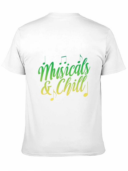 Musicals and Chill Graphic Tee - Black