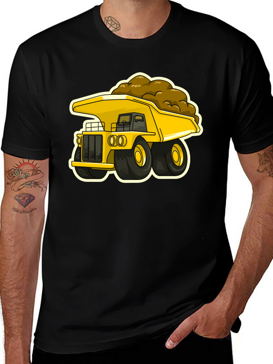 Cartoon Dump Truck Graphic Tee