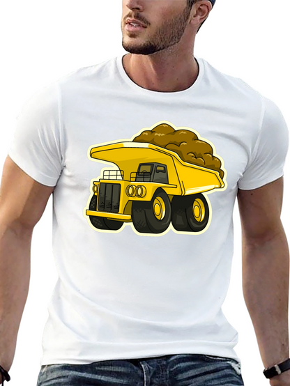 Cartoon Dump Truck Graphic Tee