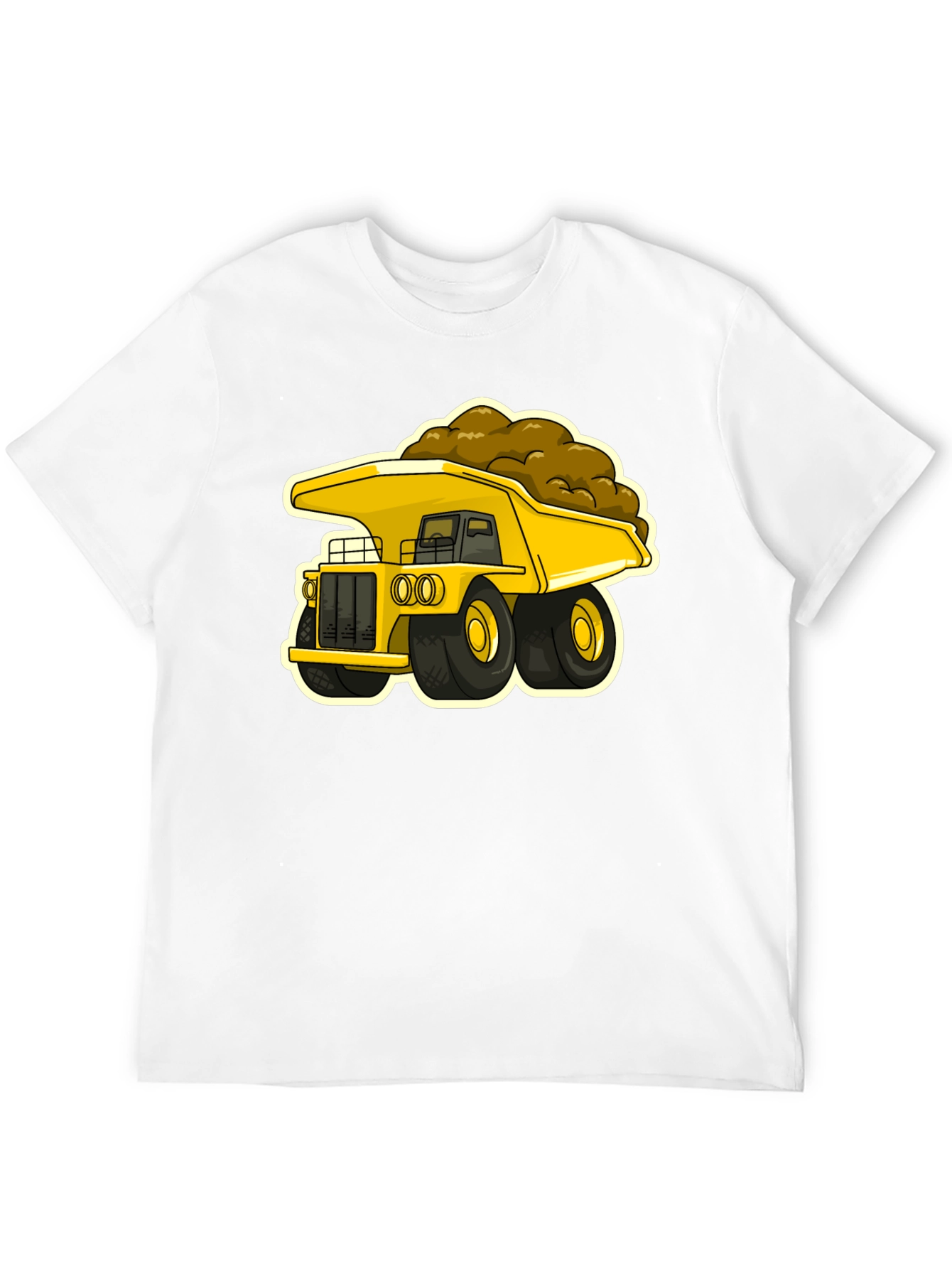 Cartoon Dump Truck Graphic Tee