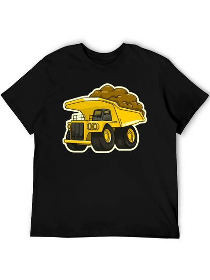 Cartoon Dump Truck Graphic Tee