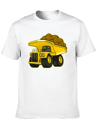 Cartoon Dump Truck Graphic Tee