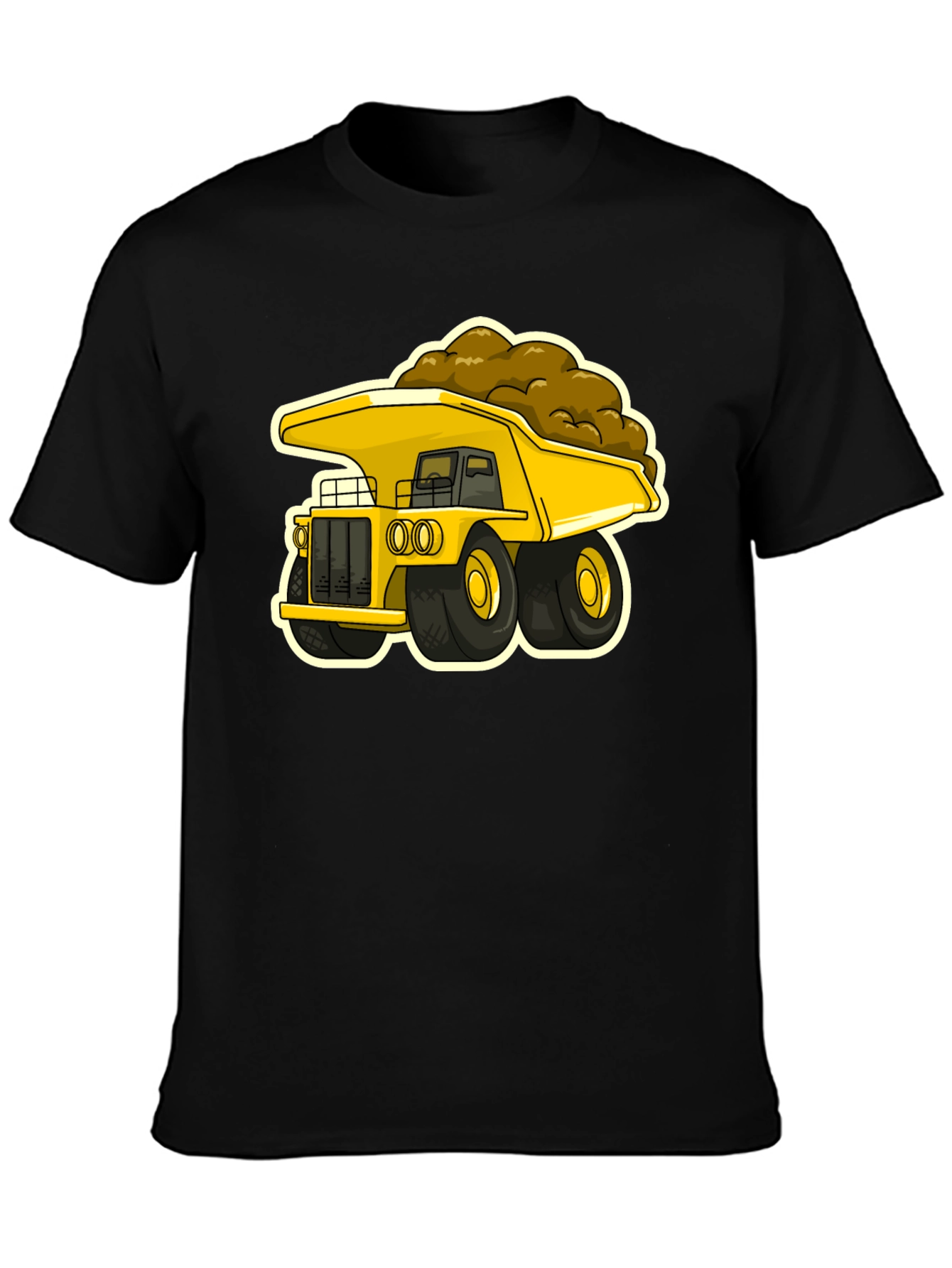 Cartoon Dump Truck Graphic Tee