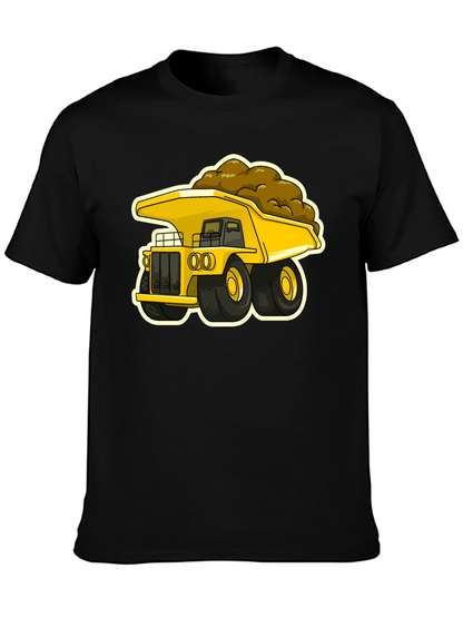Cartoon Dump Truck Graphic Tee