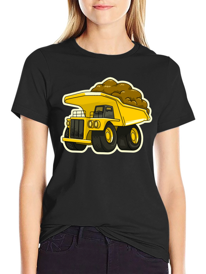 Cartoon Dump Truck Graphic Tee