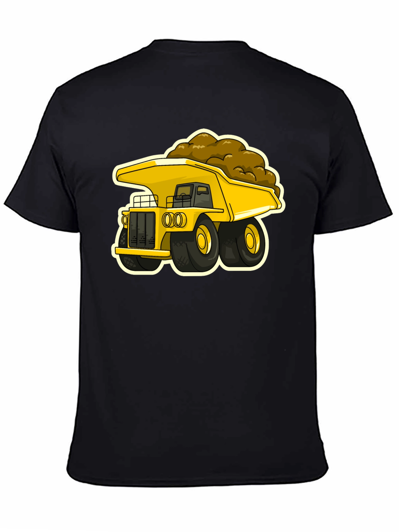 Cartoon Dump Truck Graphic Tee
