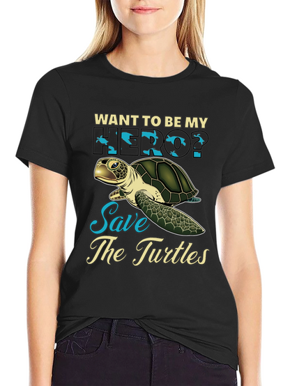 Save the Turtles Graphic Tee