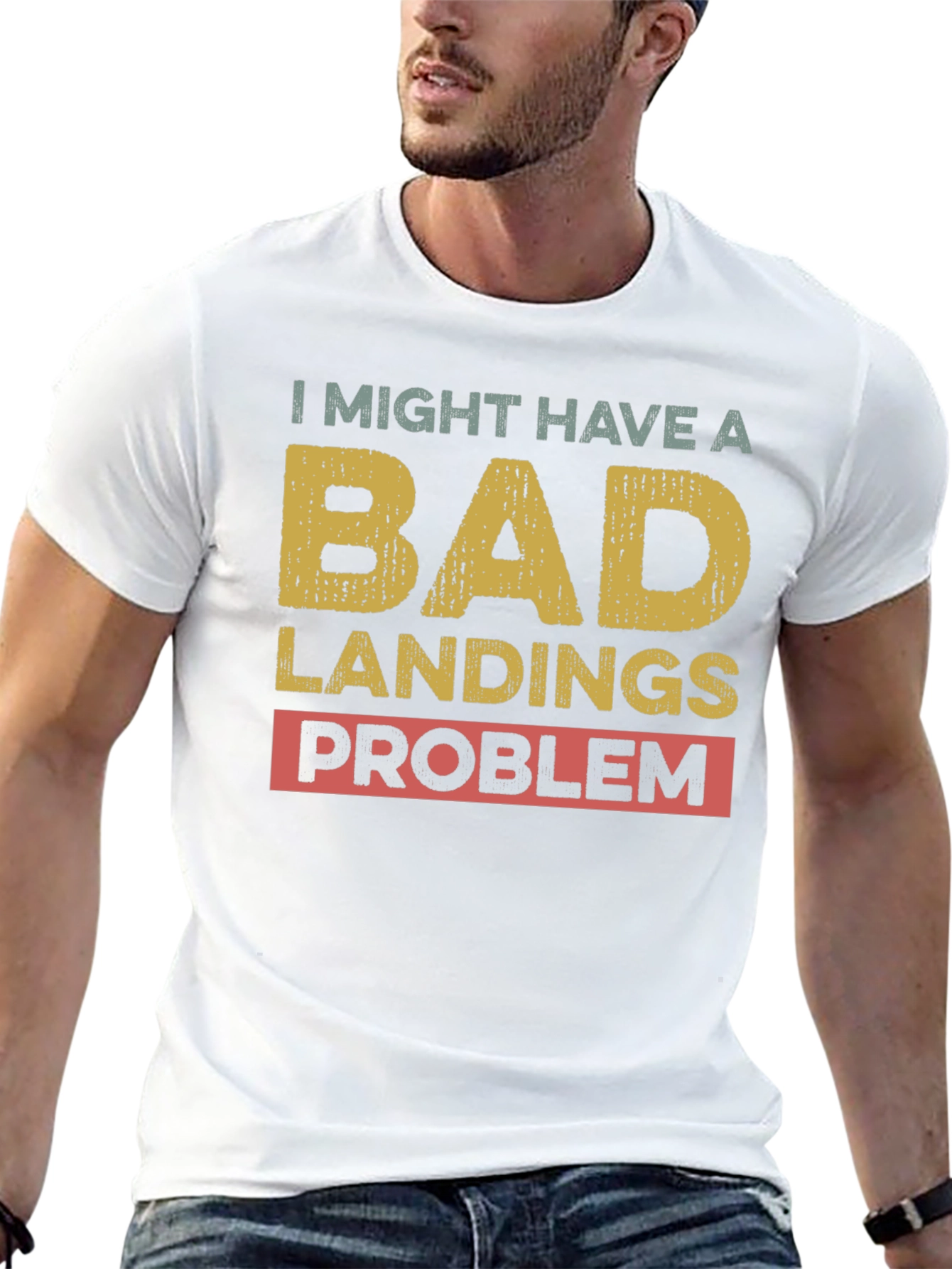 Bad Landings Problem Graphic T-Shirt