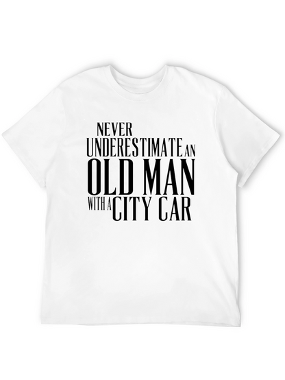 Old Man City Car Graphic Tee - Black