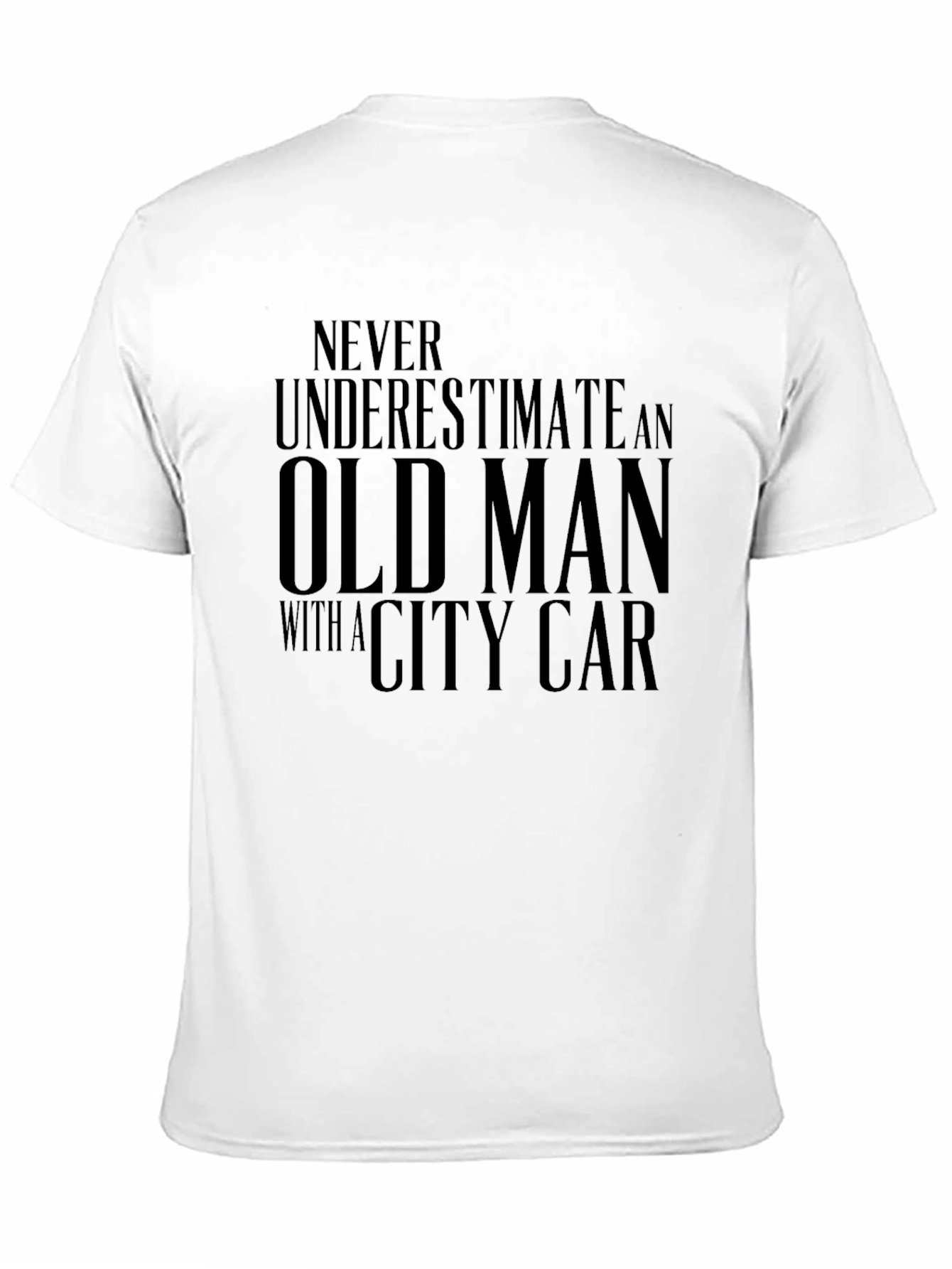 Old Man City Car Graphic Tee - Black