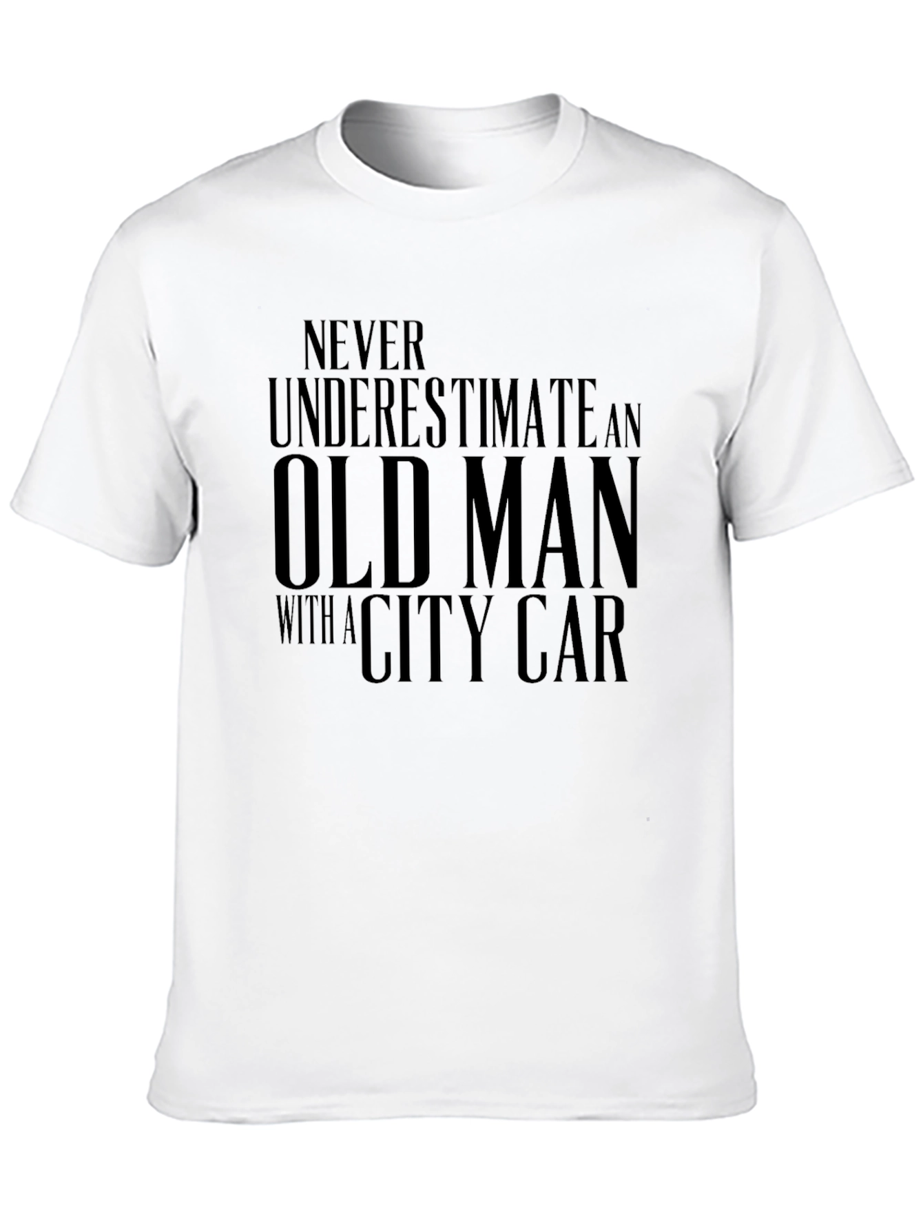 Old Man City Car Graphic Tee - Black