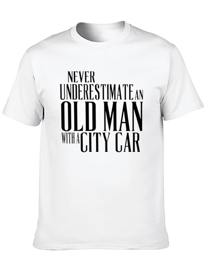 Old Man City Car Graphic Tee - Black