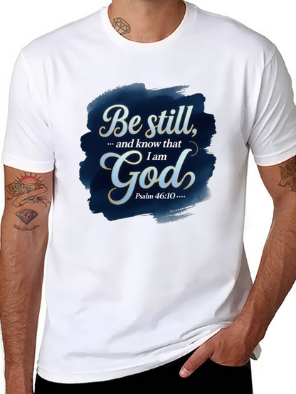 Be Still God T-Shirt - Christian Apparel