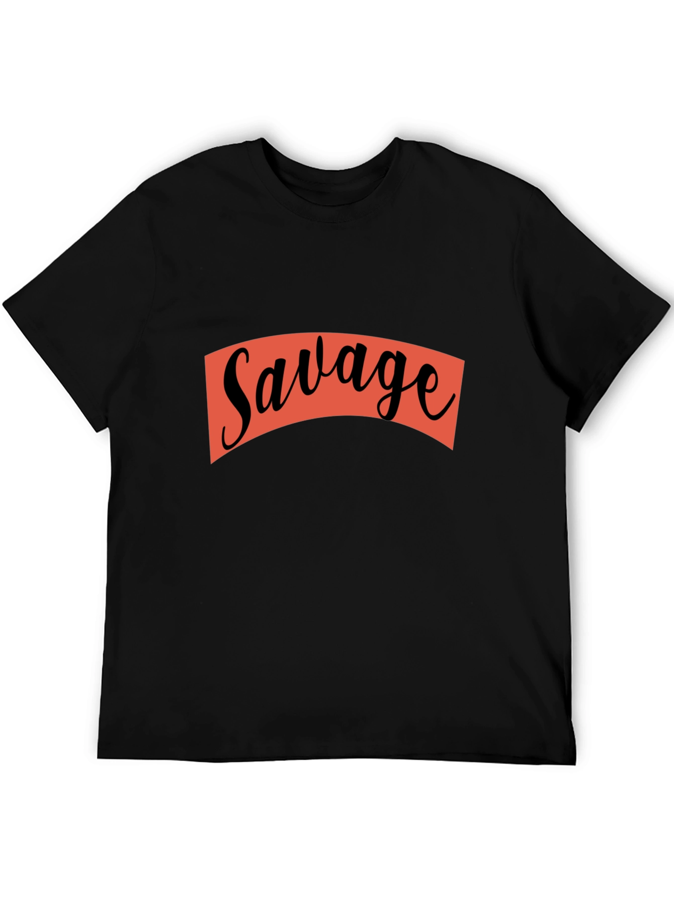 Savage Graphic Print Crew Neck T-Shirt