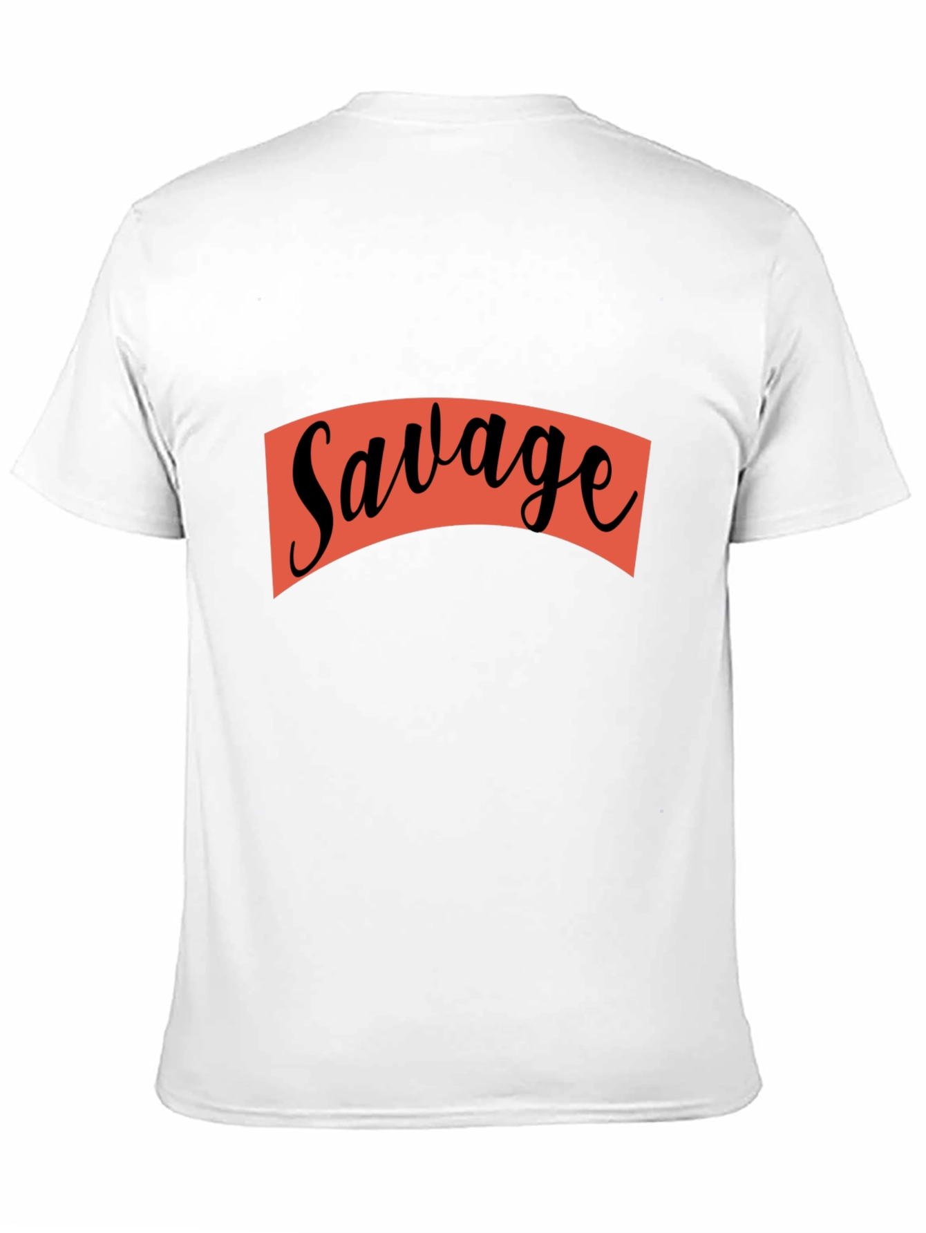 Savage Graphic Print Crew Neck T-Shirt