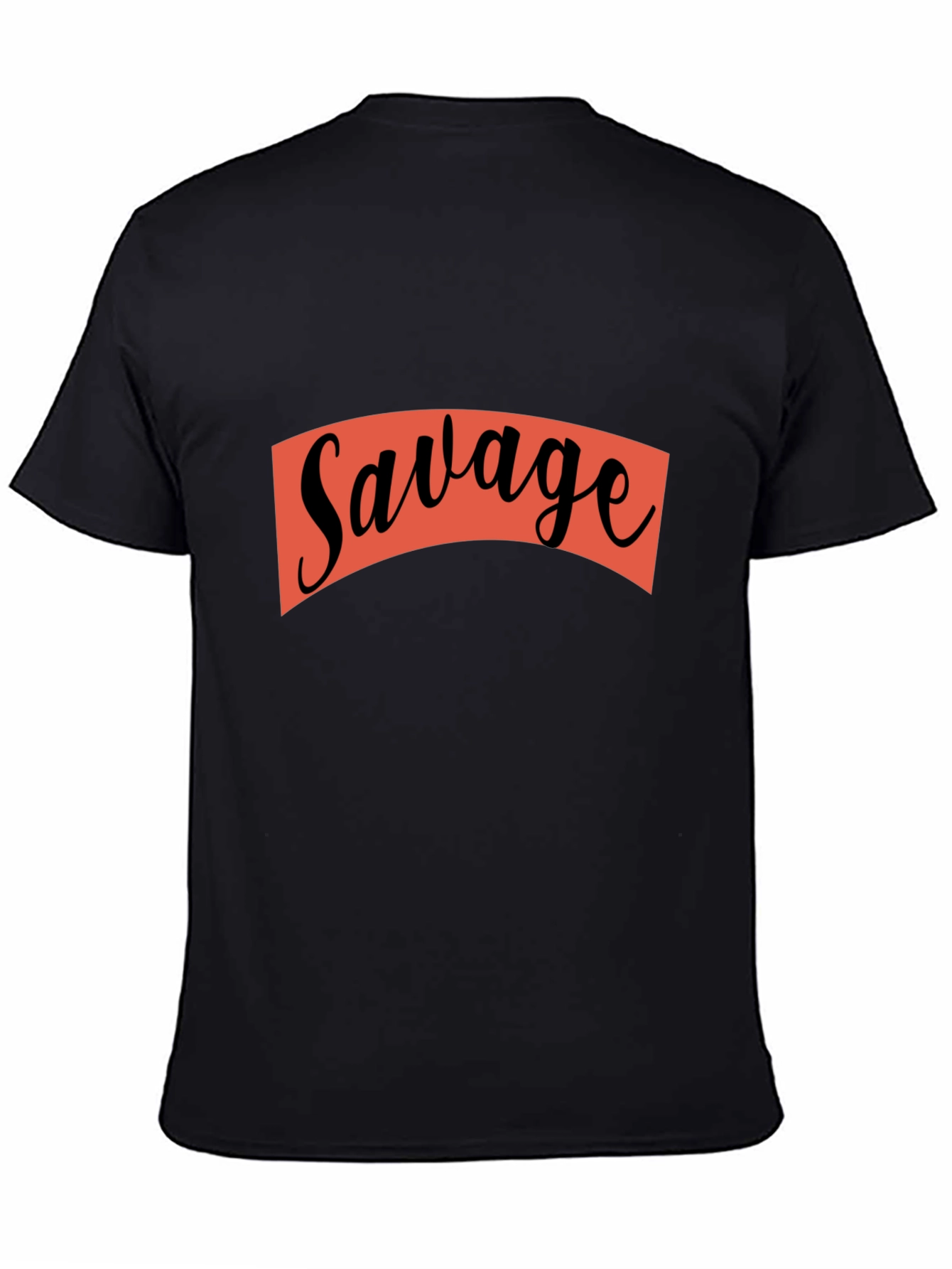 Savage Graphic Print Crew Neck T-Shirt