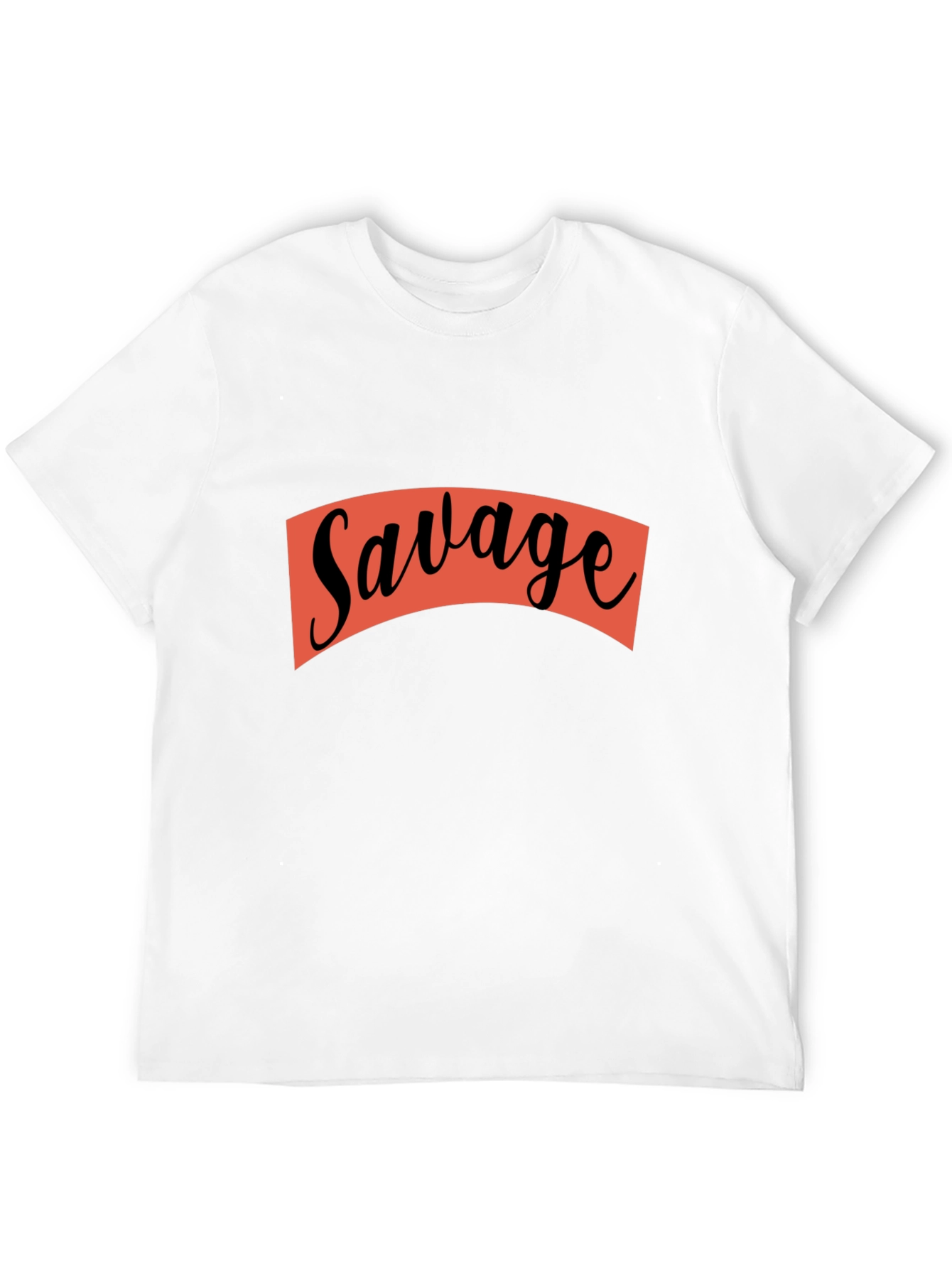Savage Graphic Print Crew Neck T-Shirt
