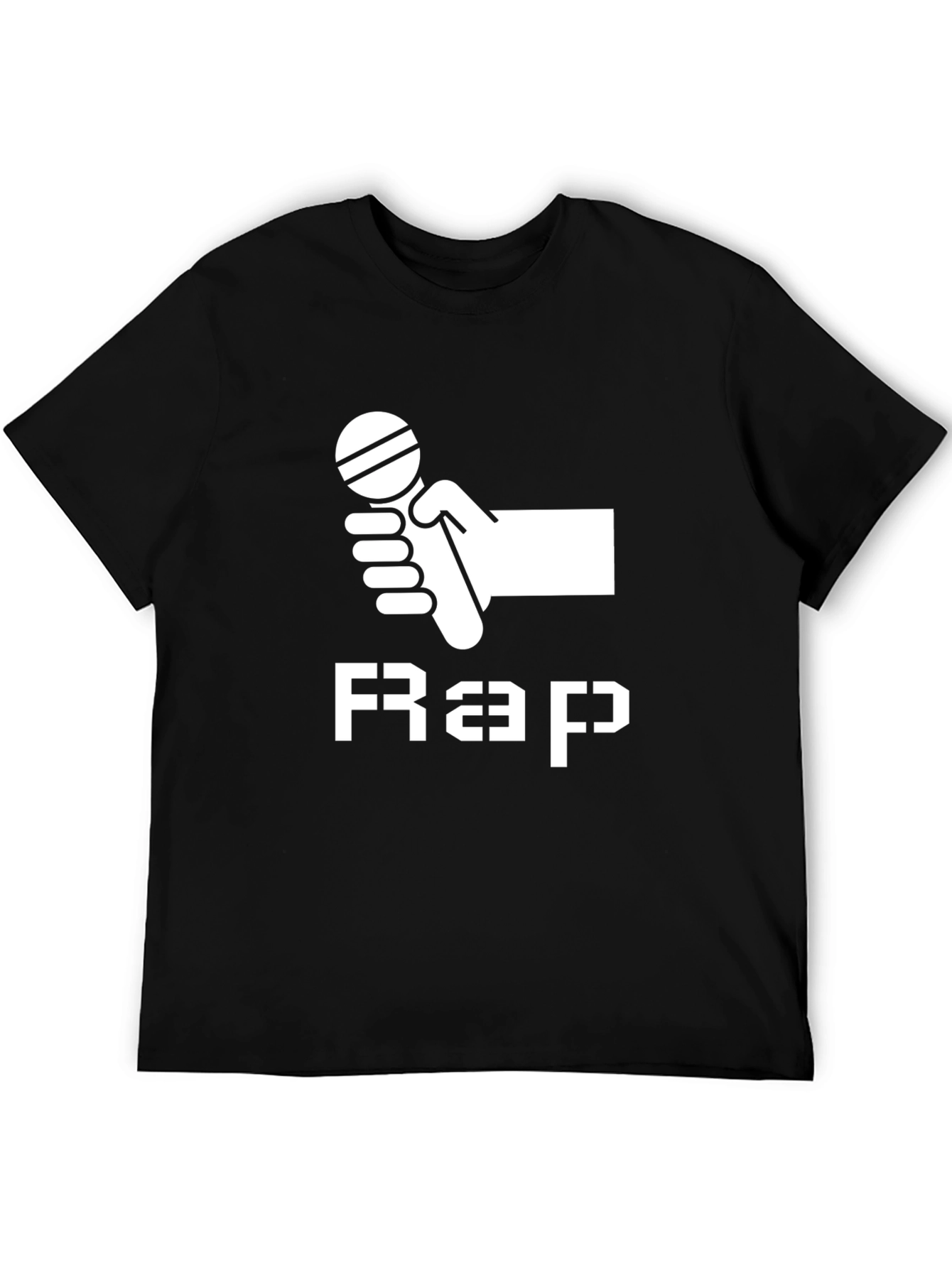 Mic Hand Rap Black T-Shirt