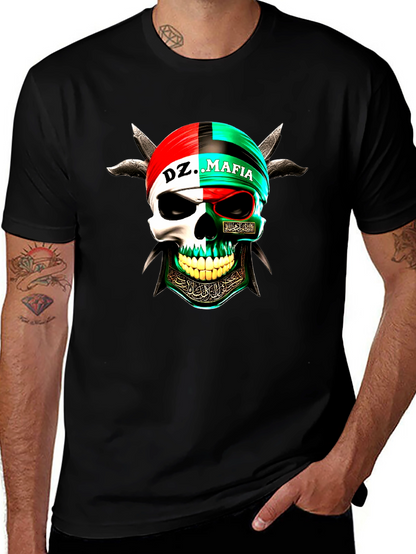 DZ Mafia Skull Graphic Tee