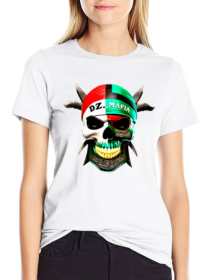 DZ Mafia Skull Graphic Tee