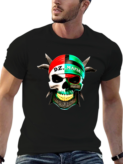DZ Mafia Skull Graphic Tee