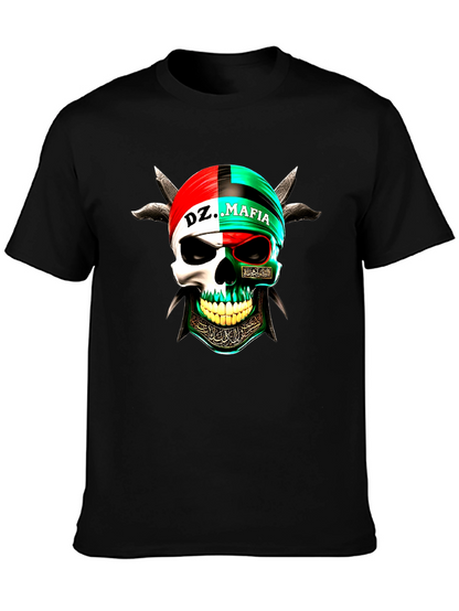 DZ Mafia Skull Graphic Tee