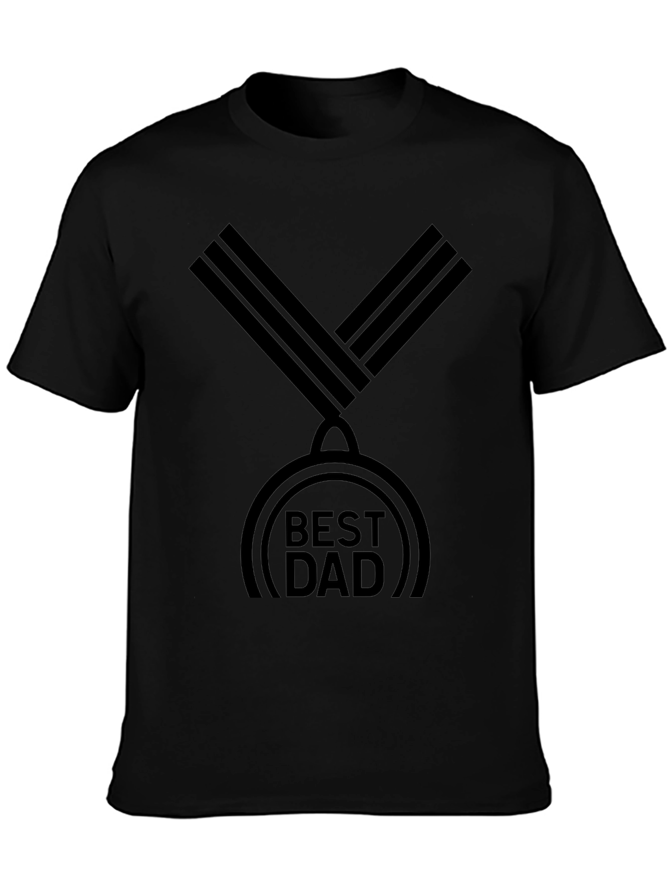 Best Dad Medal Graphic T-Shirt