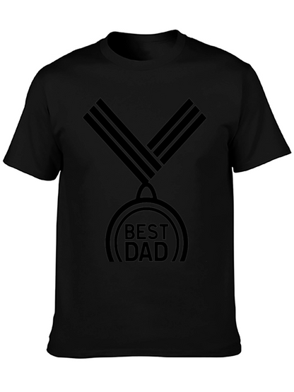 Best Dad Medal Graphic T-Shirt