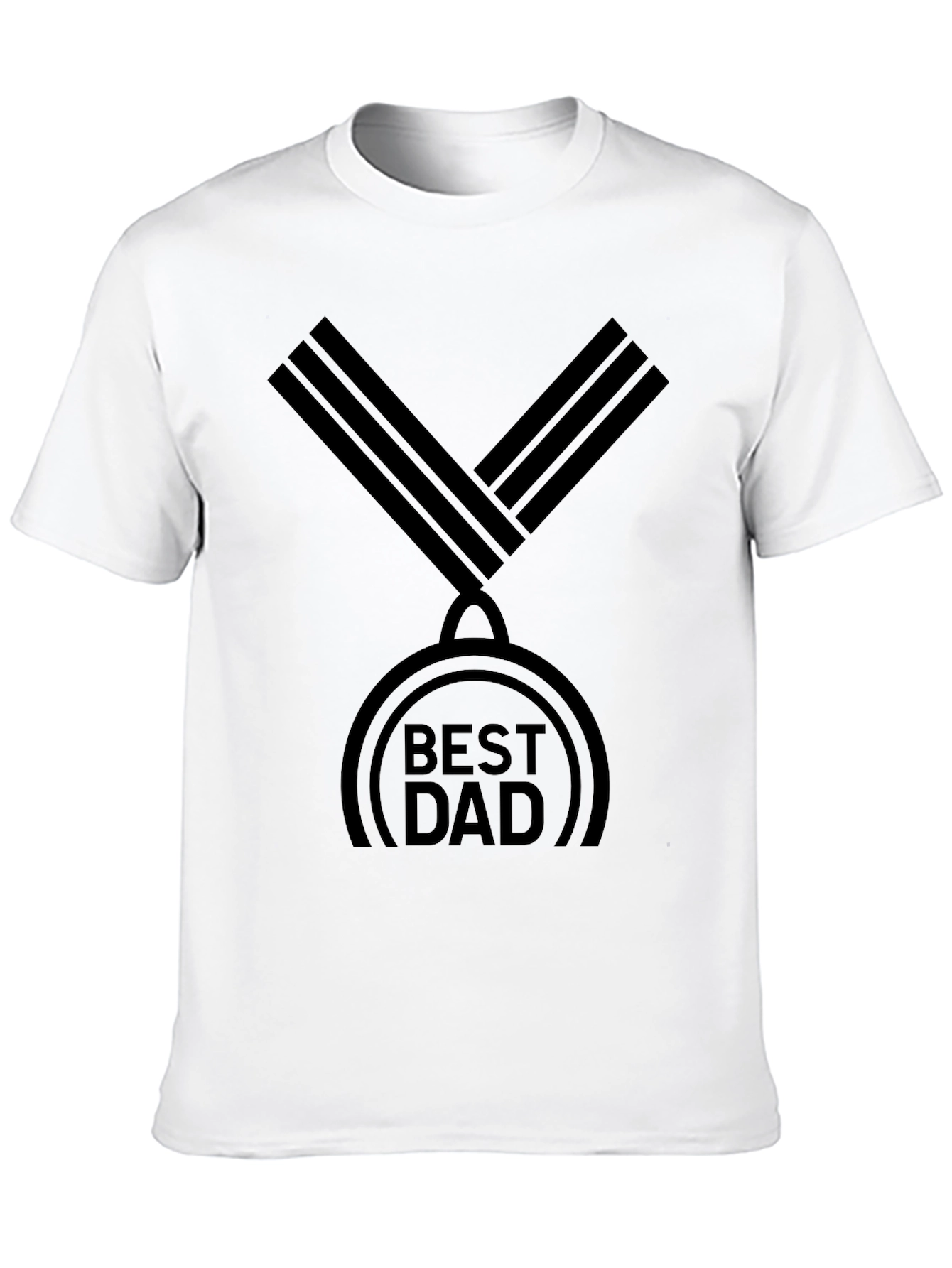 Best Dad Medal Graphic T-Shirt