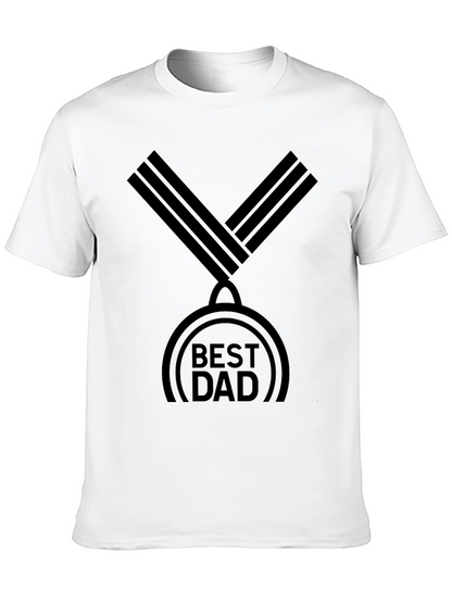 Best Dad Medal Graphic T-Shirt