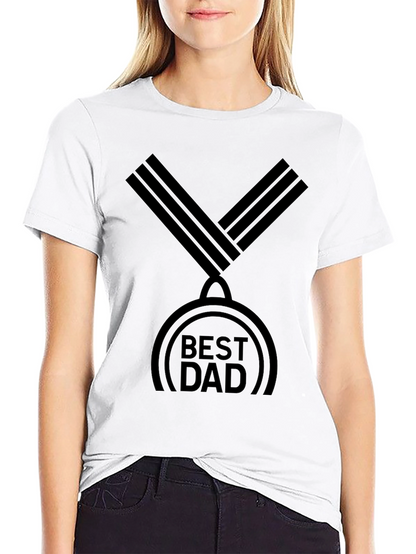 Best Dad Medal Graphic T-Shirt