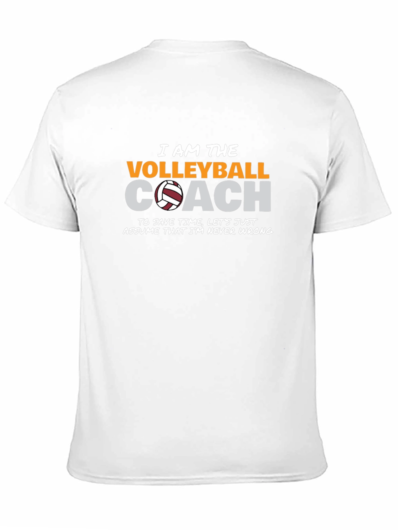 Volleyball Coach Graphic T-Shirt