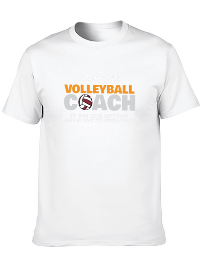 Volleyball Coach Graphic T-Shirt