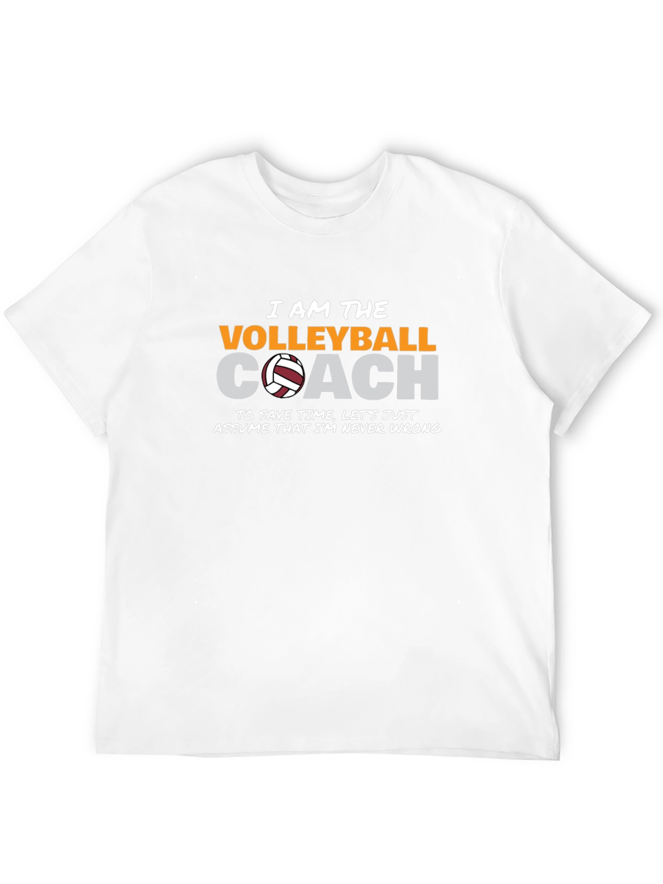 Volleyball Coach Graphic T-Shirt