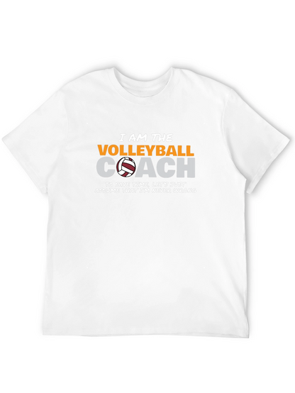 Volleyball Coach Graphic T-Shirt