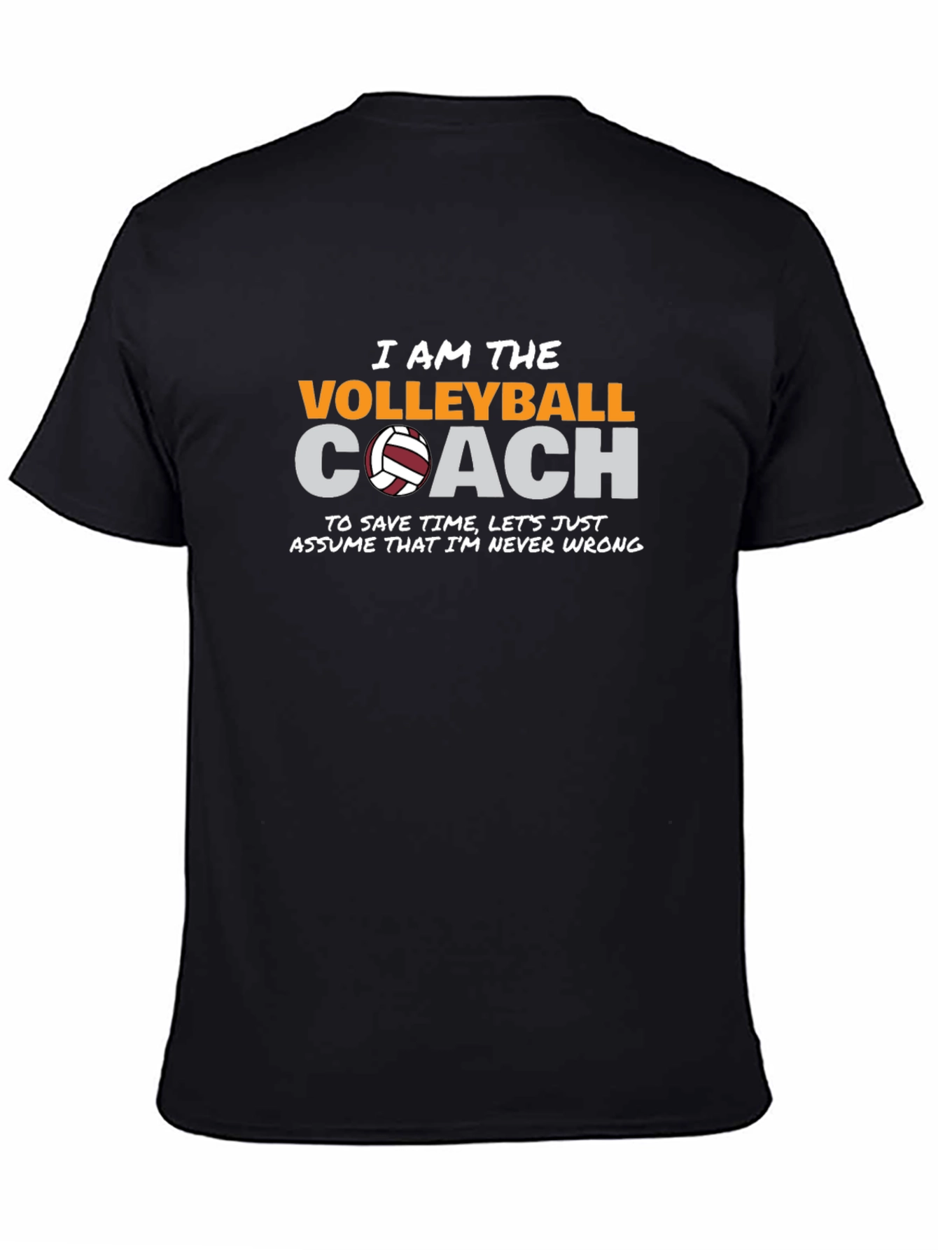 Volleyball Coach Graphic T-Shirt