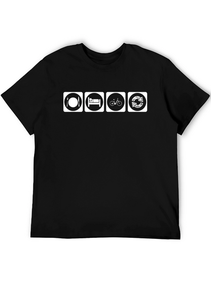 Eat Sleep Cycle Repeat T-Shirt