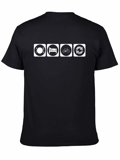 Eat Sleep Cycle Repeat T-Shirt
