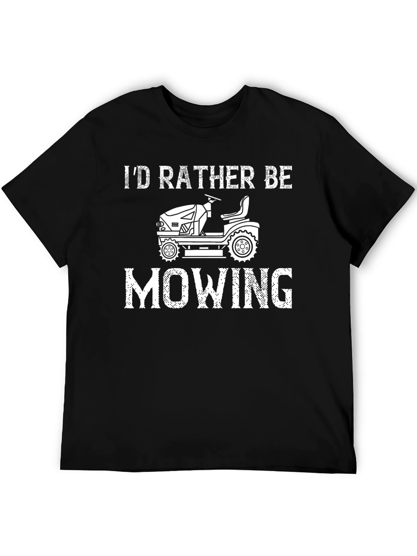 Id Rather Be Mowing Graphic Tee
