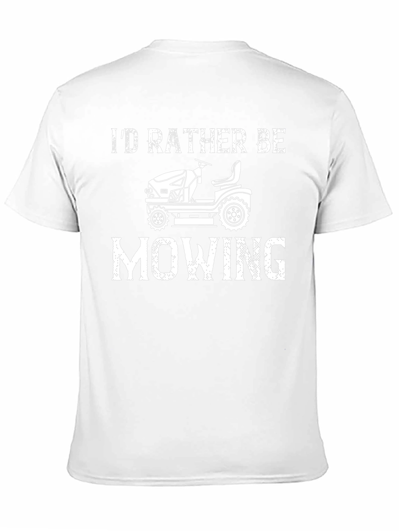 Id Rather Be Mowing Graphic Tee