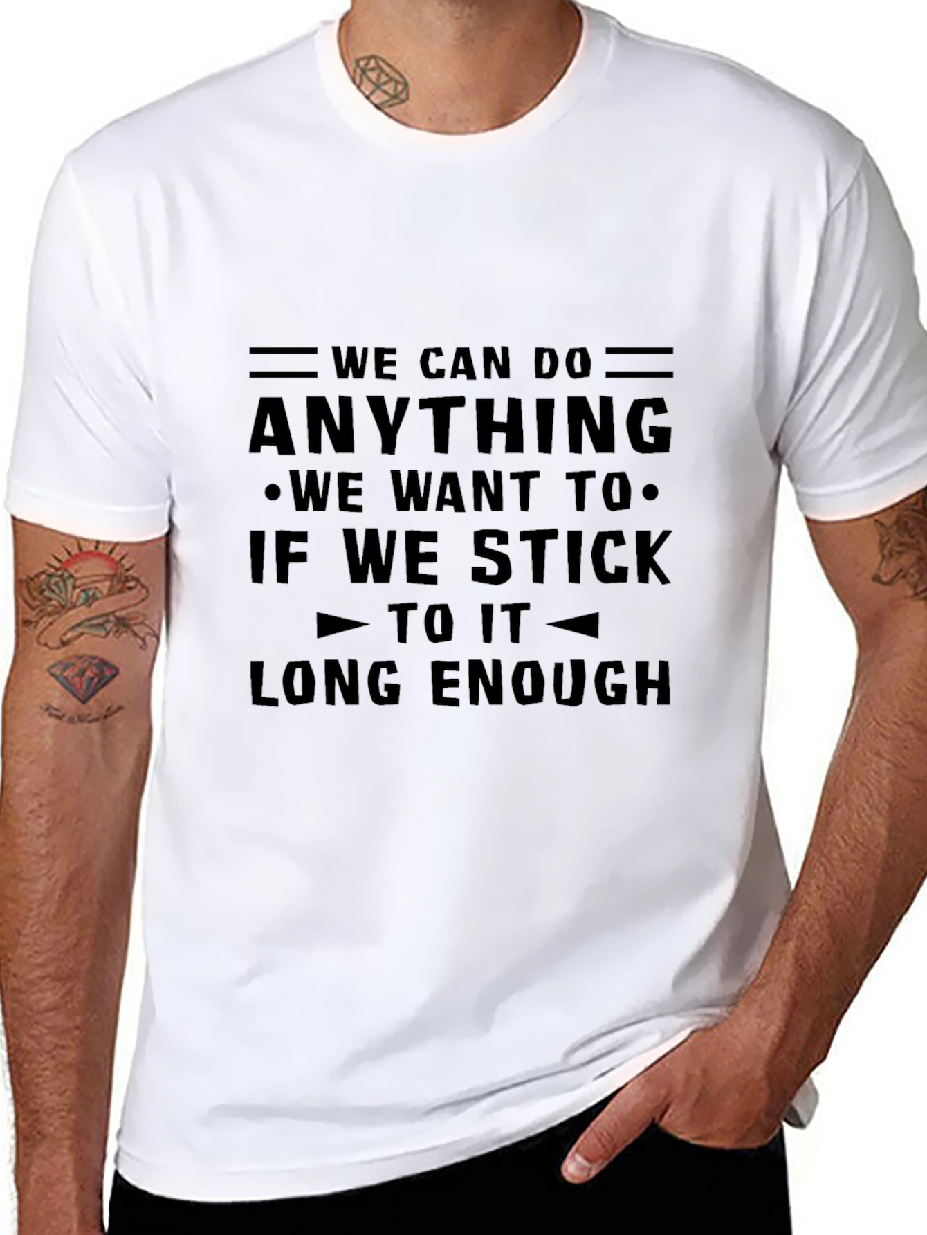 Motivational Graphic T-Shirt - We Can Do Anything