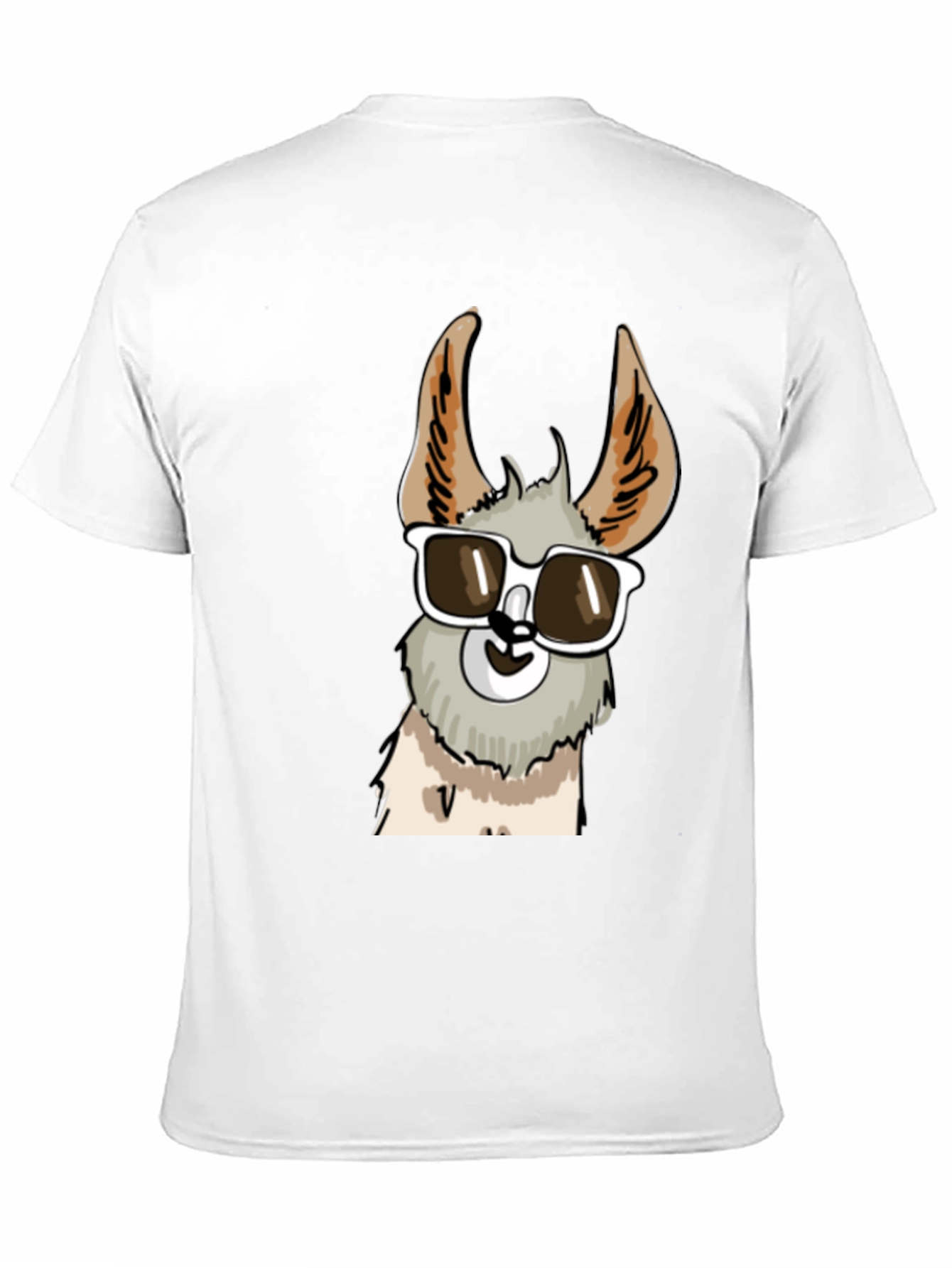 Cool Llama Graphic Tee - Stylish Black T-Shirt
